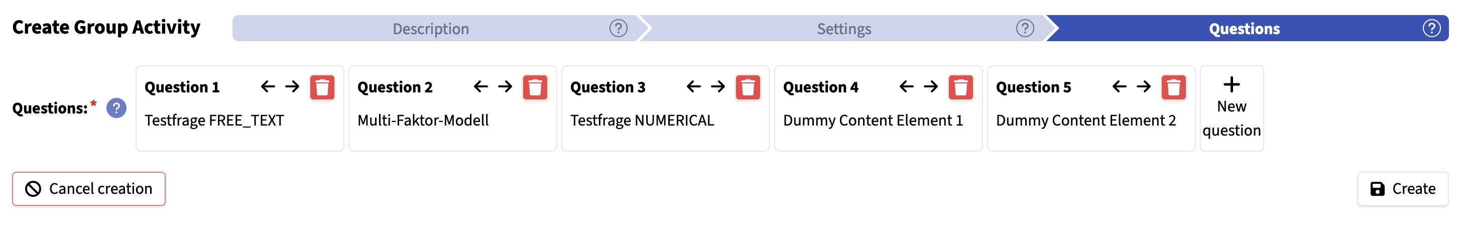 Group Activity Questions