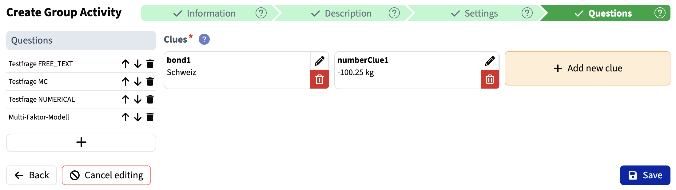Group Activity Questions